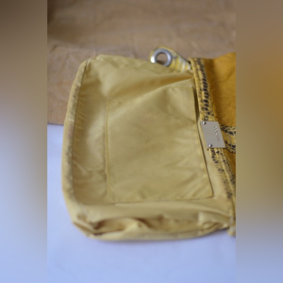 Jimmy choo yellow leather snakeskin clutch - Picture 11 of 16